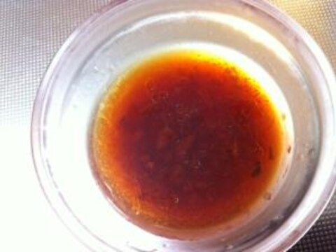 あっさり梅肉ドレッシング